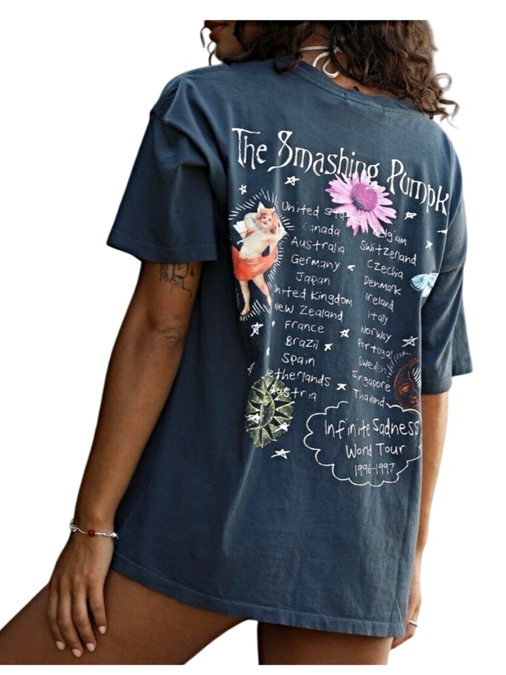 Rare DAYDREAMER Smashing Pumpkins Infinite Sadness Tee XL Vintage Style Shirt XL - Picture 5 of 9